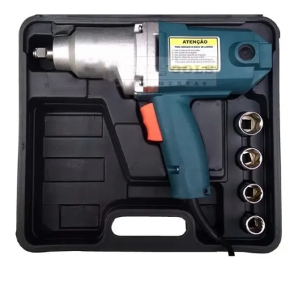 CHAVE DE IMPACTO ELÉTRICA 1/2" 1000W C/ 4 SOQUETES SH TOOLS