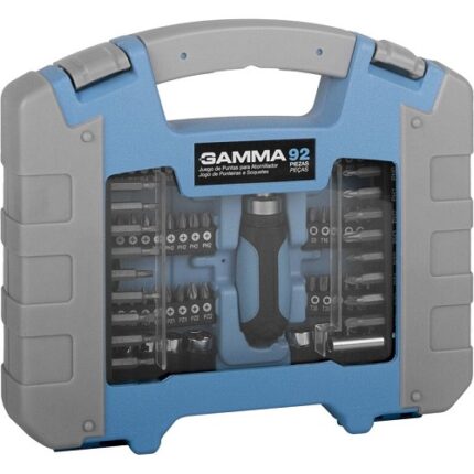 KIT DE PONTEIRAS E SOQUETES com 92 PEÇAS GAMMA
