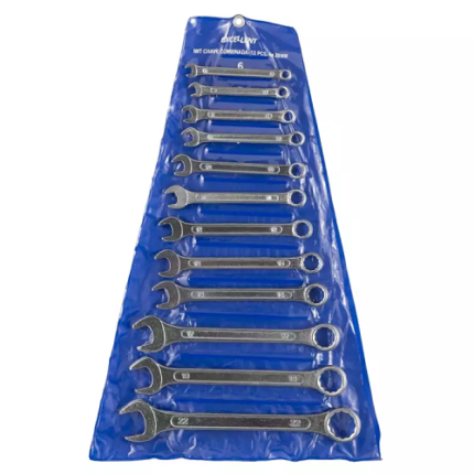 JOGO DE CHAVE COMBINADA DE 6 A 22MM COM 12 PEÇAS 1WT-EDA