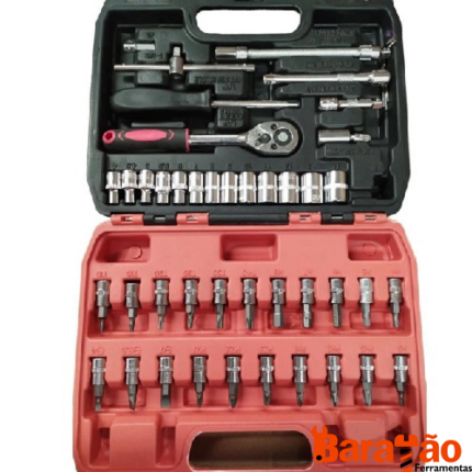 MALETA DE SOQUETES COM 46 PEÇAS NAKASAKI